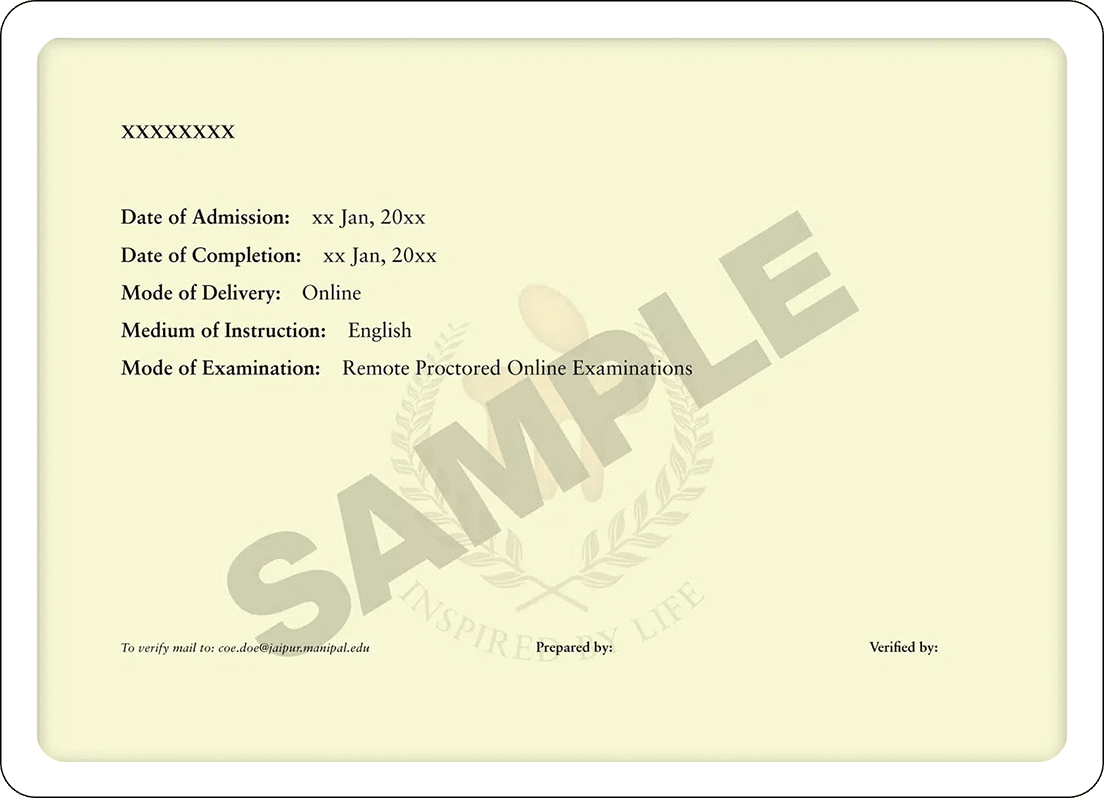Prestigious Degree