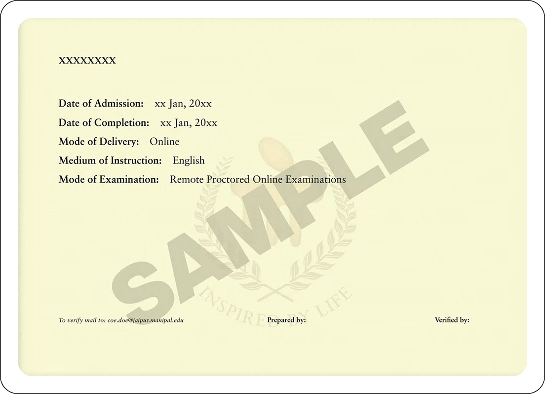 Prestigious BCom Degree