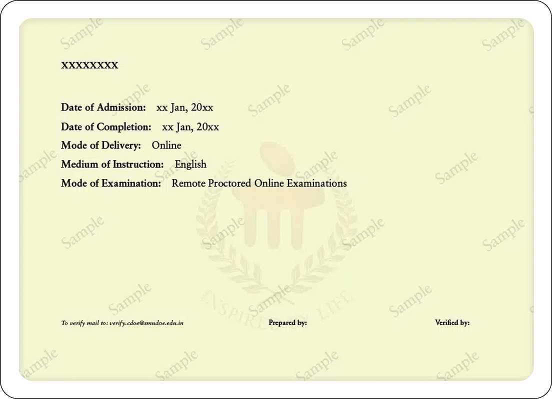 Prestigious BA Degree