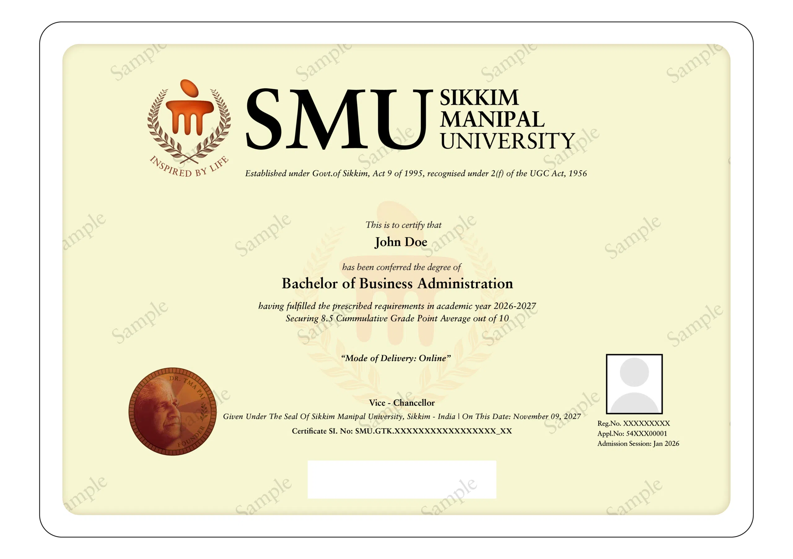 Prestigious BBA Degree