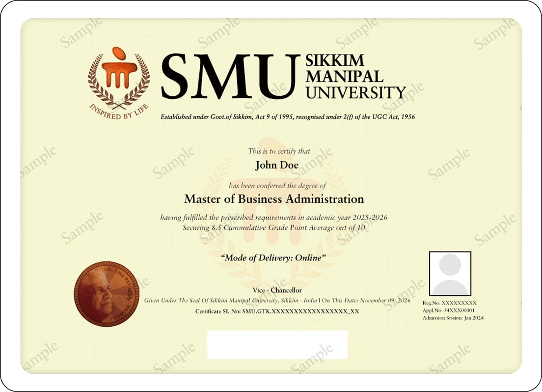 Prestigious MBA Degree